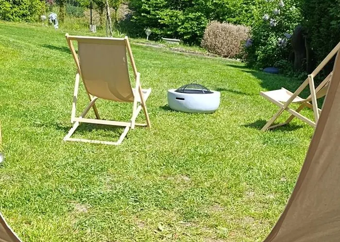 Luksusowy namiot Tee-pee U Honzika Zbecno